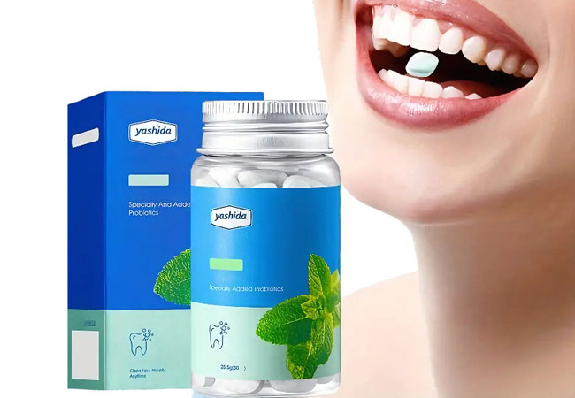 Οδοντόκρεμα σε Ταμπλέτες με Μέντα – Φρεσκάδα & Λεύκανση On-the-Go!.