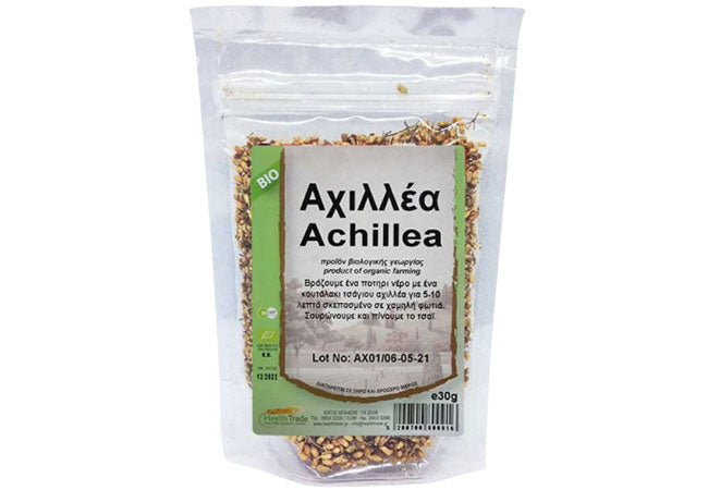 Organic Yarrow (Achillea) by Health Trade – Natural herb for detox, blood pressure & wellness