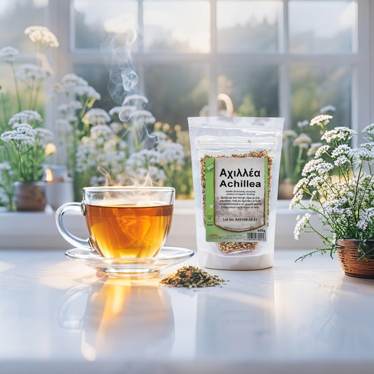 Organic Yarrow (Achillea) by Health Trade – Natural herb for detox, blood pressure & wellness