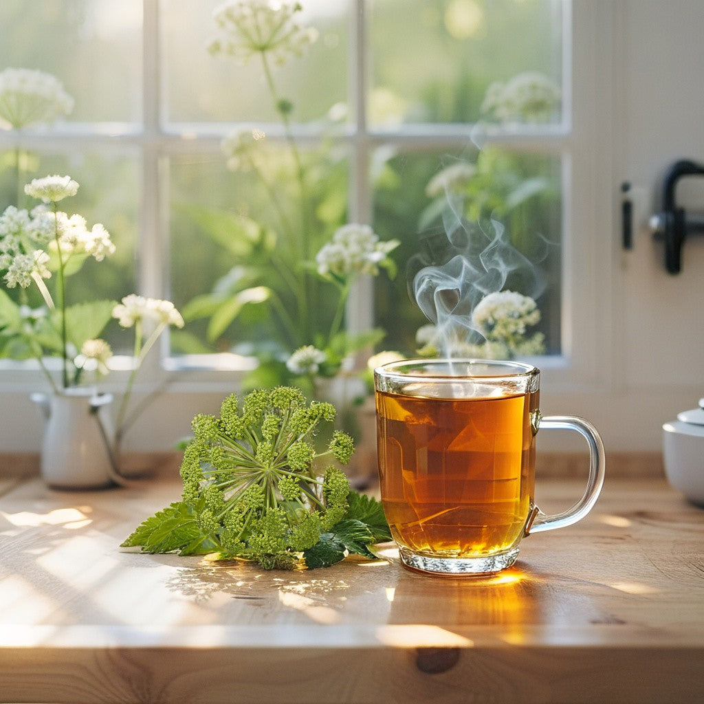 Angelica dry herb Archangelica root – herbal remedy benefits