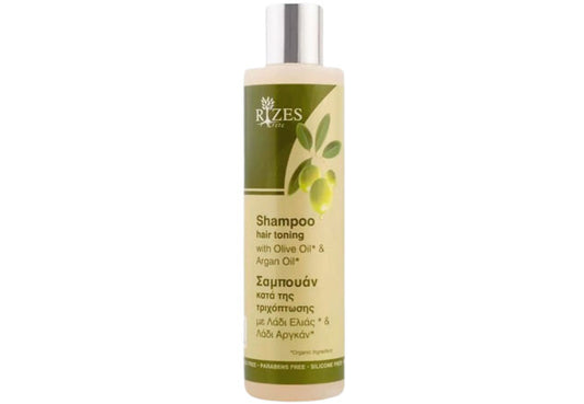 Rizes Crete Olive Oil Anti-Hair Loss Shampoo – natural hair strengthening