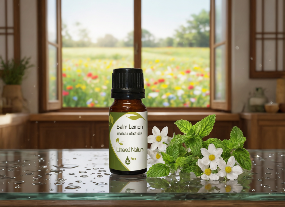 lemon balm extract for natural cosmetics with soothing and antibacterial properties