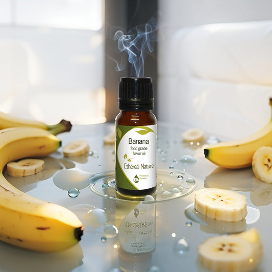 Banana Flavor Oil – Tropical banana aroma for lip balms and cosmetics.