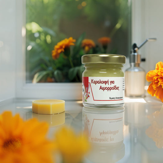 Κεραλοιφή για Αιμορροΐδες με Πρόπολη & Καλέντουλα – Φυσική Ανακούφιση & Επούλωση