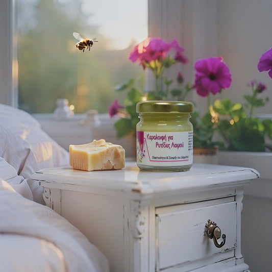 Disoline Neck Wrinkle Beeswax Cream – natural anti-aging care with honey and frankincense