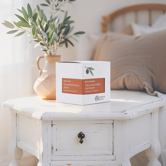 Bio Olive Antiwrinkle Eye Cream – Hydrating & anti-aging eye care with hyaluronic acid, avocado & shea butter