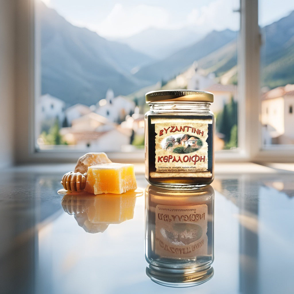 Byzantine Beeswax Balm DisoLine – Natural Healing with Wild Olive Oil & Honey