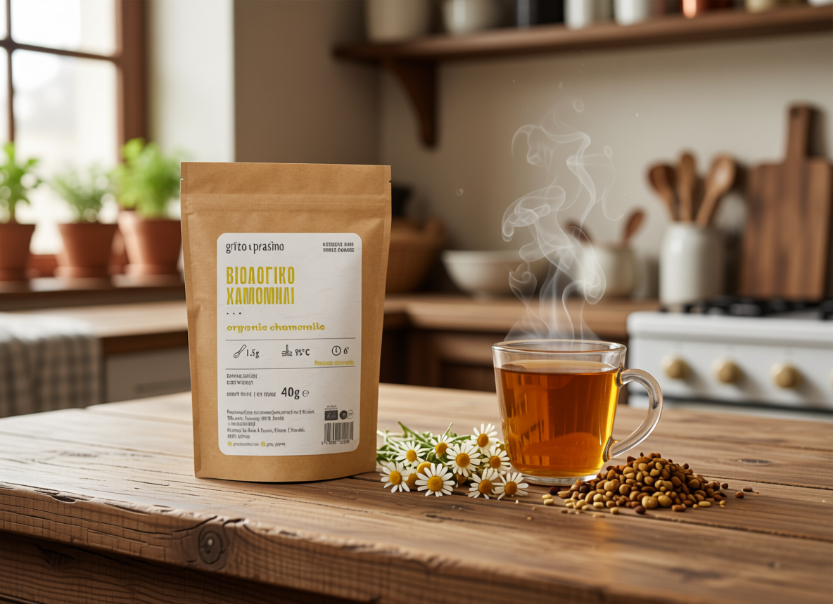Χαμομήλι Βιολογικό - Φυσική Ηρεμία και Ευεξία σε Κάθε Φλιτζάνι - OiloHerb
