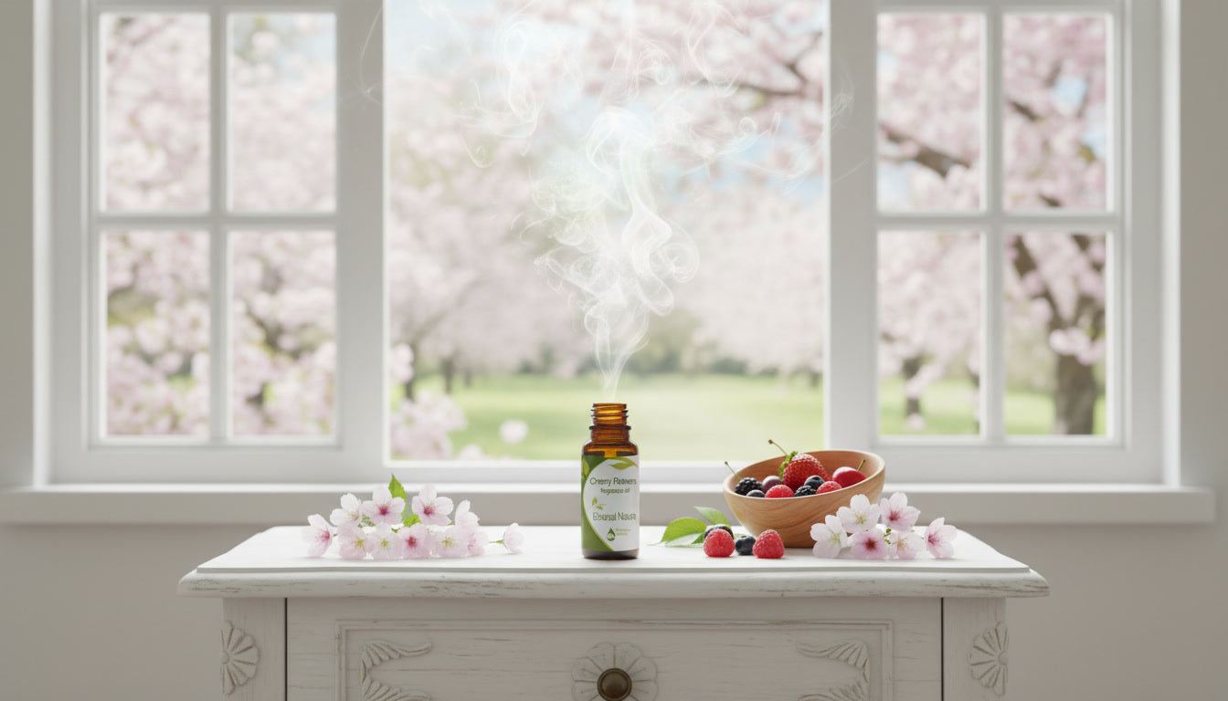 Cherry Flowers Fragrance Oil - Floral Fragrance with Cherry Blossom, Osmanthus & Iris