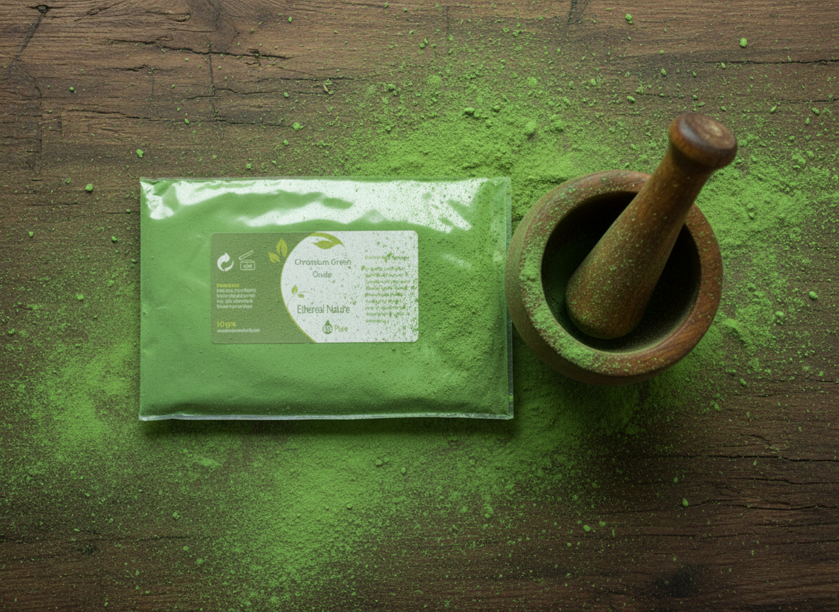 Chromium Green Oxide - Ματ Πράσινη Χρωστική για Φυσικά Καλλυντικά - OiloHerb