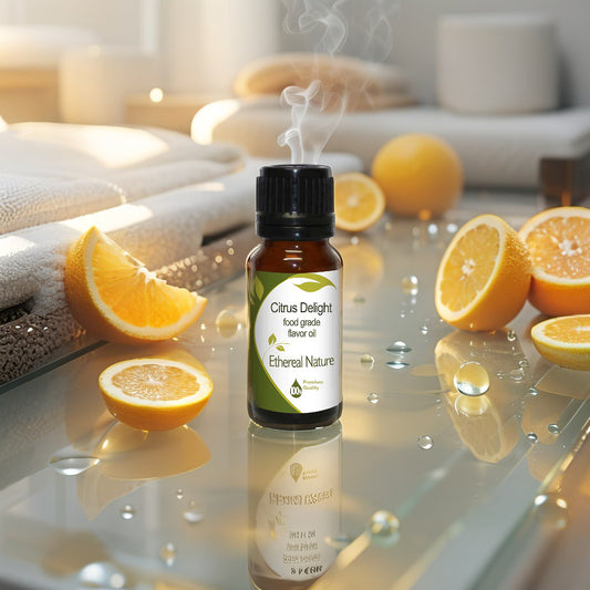 Citrus Delight Flavor Oil – citrus and vanilla blend for cosmetics OiloHerb
