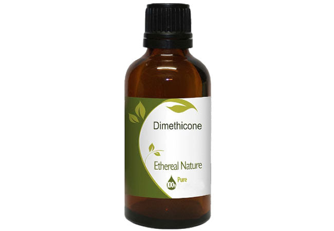Cosmetic grade dimethicone in a vial from Oiloherb