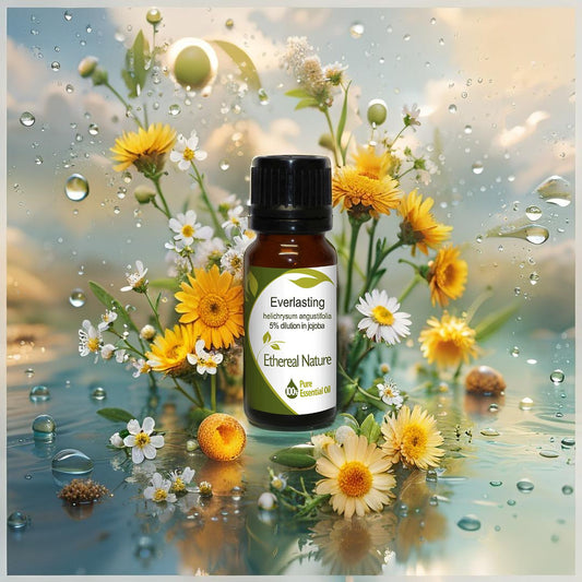 Αιθέριο Έλαιο Ελίχρυσου 5% σε Jojoba - Απαλή Αναζωογόνηση για Ευαίσθητα Δέρματα