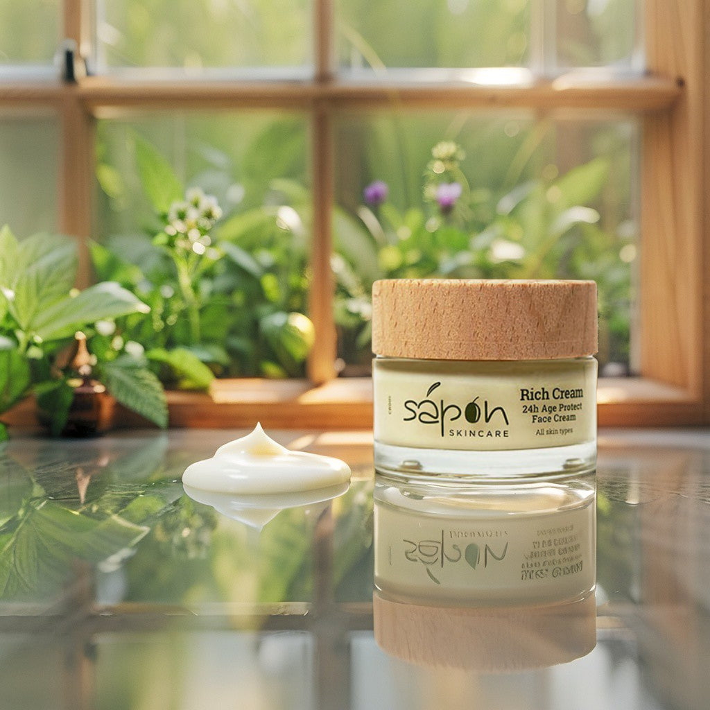 24h anti-aging face cream with peptides and Q10 – Sapon Skin Care