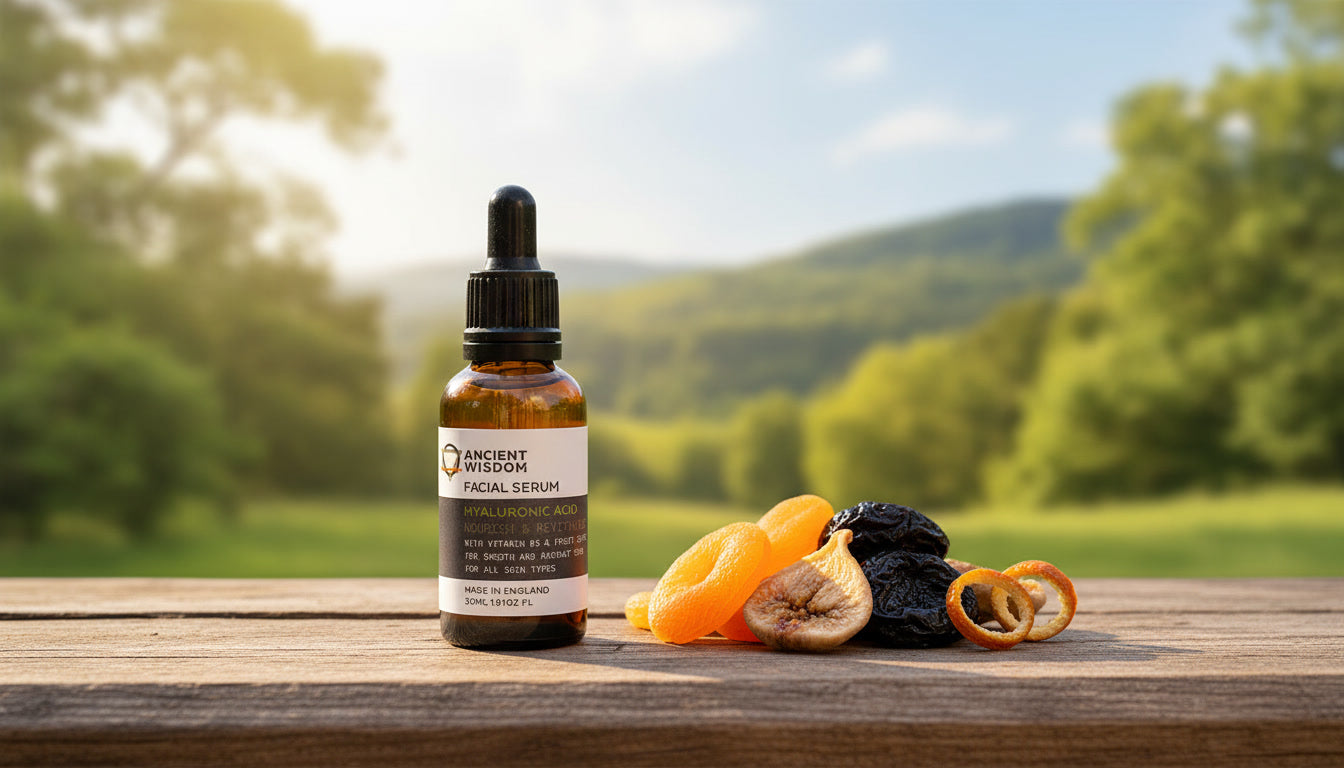 Facial Serum with Fruit Extracts | Ορός Προσώπου με Υαλουρονικό Οξύ & Εκχυλίσματα Φρούτων