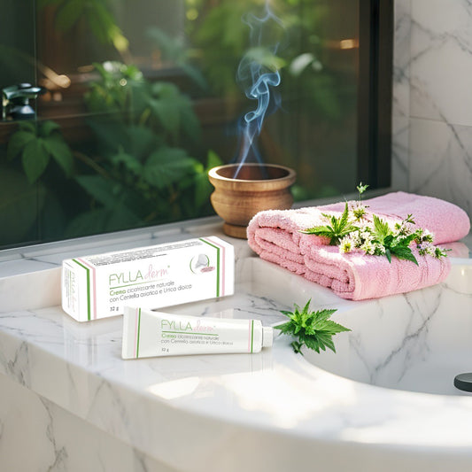 FyllaDerm herbal healing cream Svas Biosana with Centella Asiatica and Nettle extract
