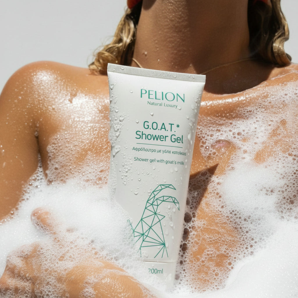 G.O.A.T. Shower Gel with Goat Milk and Honey for daily body cleansing