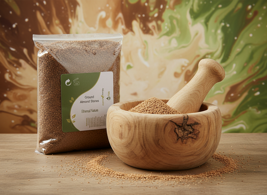 Ground Almond Stones - Natural Exfoliant for Face & Body