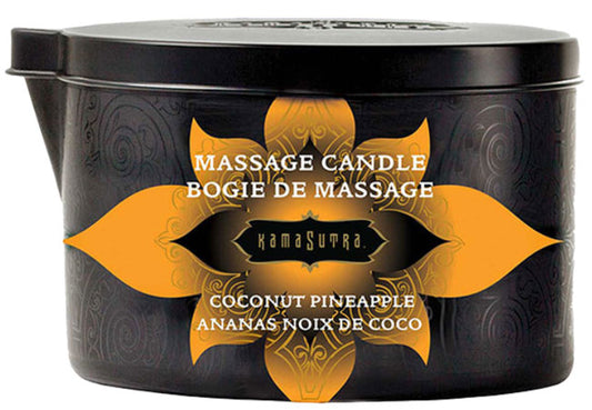 KamaSutra Ignite Coconut & Pineapple massage candle – exotic & sensual