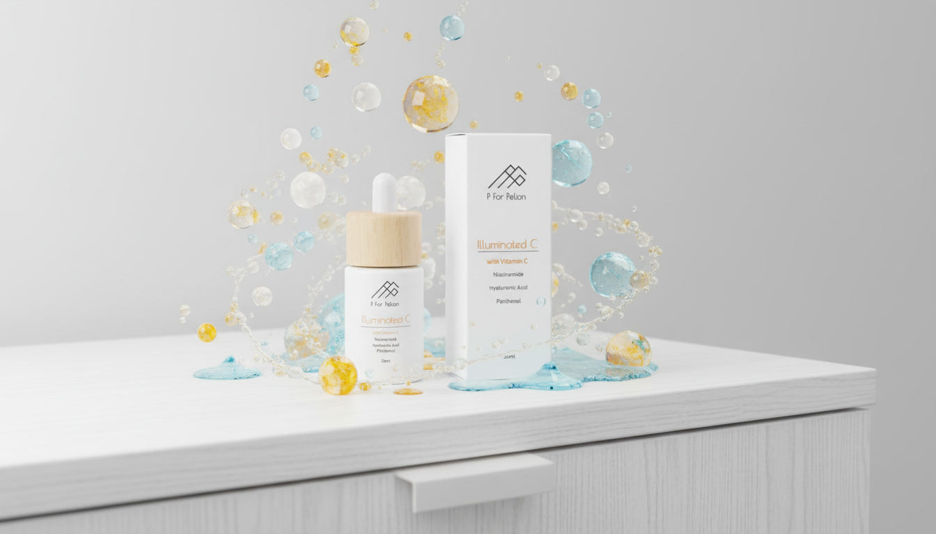 Illuminated C vitamin C face serum with niacinamide and hyaluronic acid