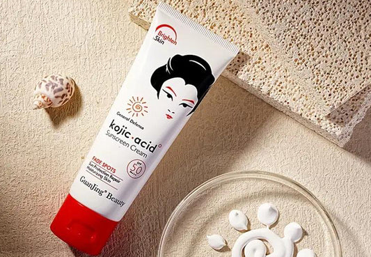 Sunscreen Cream with Kojic Acid – Protection & Whitening