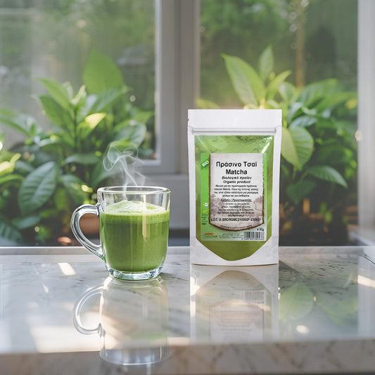 Organic Matcha Green Tea Health Trade – natural energy & detox booster