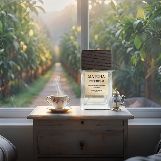 Matcha Ice Cream Extrait de Parfum – Natural fragrance with matcha, vanilla, and lime