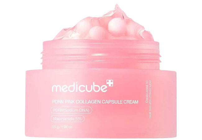 Medicube Salmon DNA PDRN Pink Collagen Capsule Cream – For Flawless, Glowing Skin!
