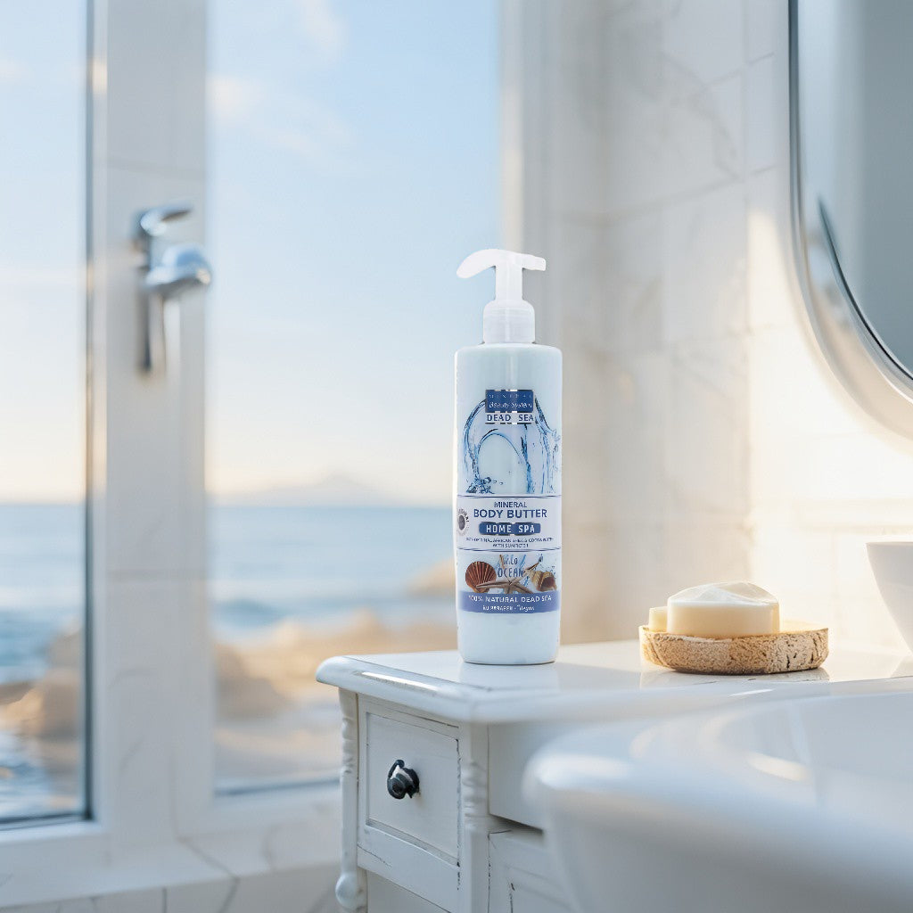 Natural Mineral Body Butter Wild Ocean with Dead Sea salts and Shea butter