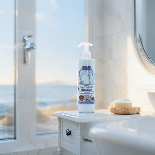 Natural Mineral Body Butter Wild Ocean with Dead Sea salts and Shea butter