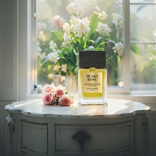 Musky Rose Extrait de Parfum – luxury perfume with rose and musk notes