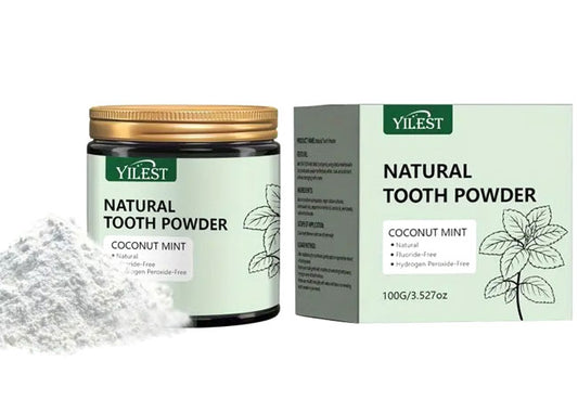 Φυσική Λεύκανση Δοντιών με Άρωμα Μέντας – Φυσική Σκόνη Καρύδας.