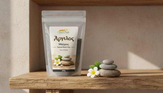 black clay face mask deep cleansing oily skin detox natural skincare