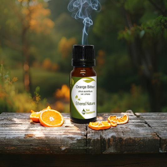 Βottle of Bitter Orange essential oil – citrus freshness and wellness