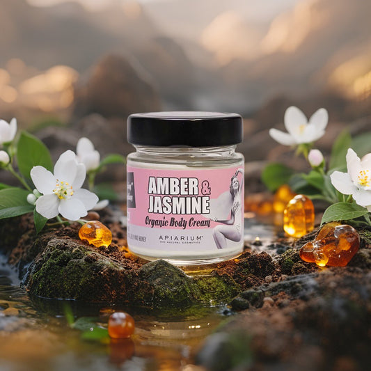 Amber & Jasmine Organic Body Cream Apiarium – Hydration & radiance with natural extracts