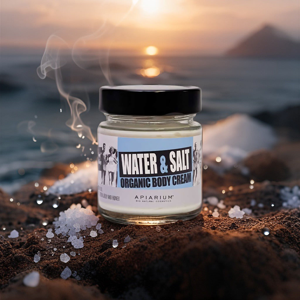 Water & Salt Organic Body Cream Apiarium – Natural hydration and summer freshness with shea butter, honey & aloe