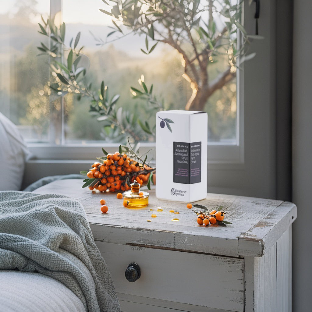 Olivellenic Organic Anti-Wrinkle Serum – hydrating anti-aging face care