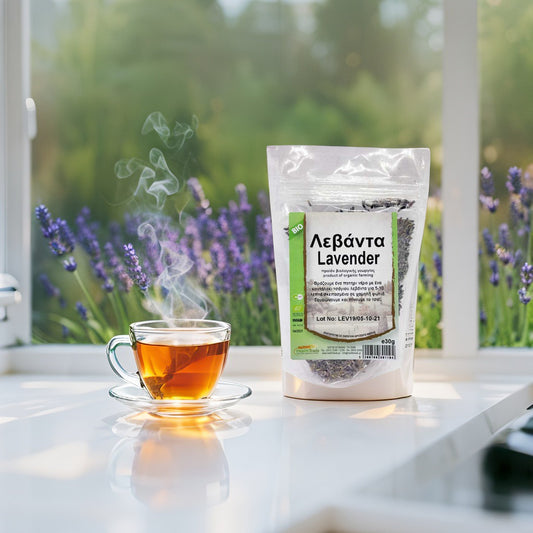 Organic Lavender Health Trade – calming herbal tea for sleep and relaxation
