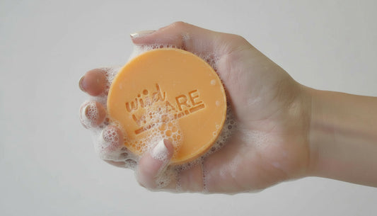 Papaya Vegan Solid Shampoo Bar | Συμπαγές Vegan Σαμπουάν με Έλαιο Καρύδας - OiloHerb