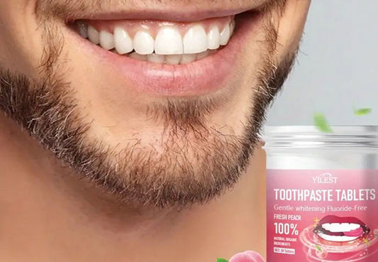 Peach Toothpaste Tablets – Απόλαυση & Λεύκανση με Άρωμα Ροδάκινου!.