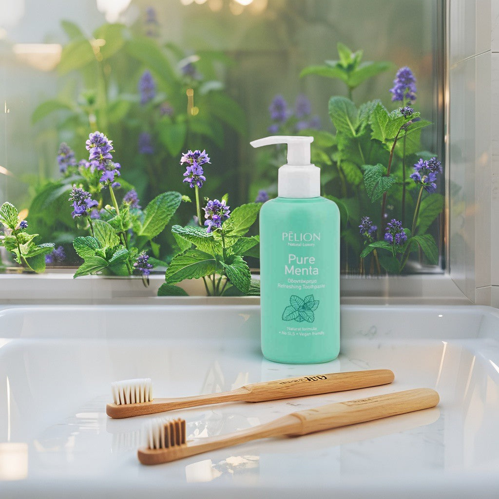 Pure Menta Natural Toothpaste – Minty freshness & vegan oral care by P for Pelion