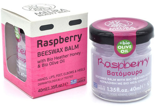 Melira Raspberry Beeswax Balm – natural hydration and antioxidant skin care