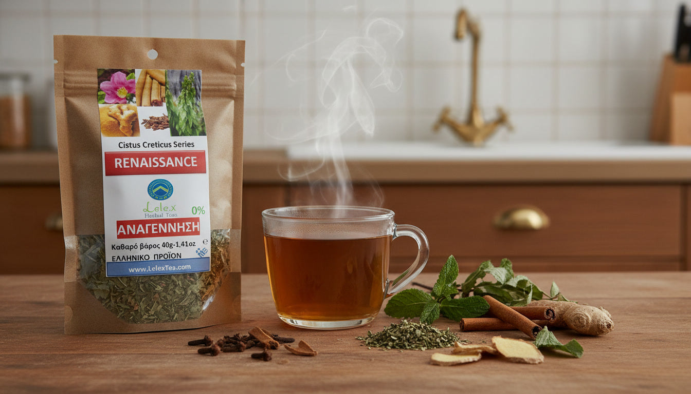 herbal tea ginger mint cinnamon