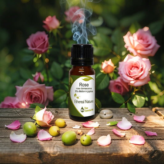 Τριαντάφυλλο Αιθέριο Έλαιο σε Jojoba – Φυσική Λάμψη & Ευεξία - OiloHerb