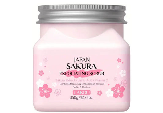 Sakura Gentle Exfoliating Body Scrub – Λάμψη με Ιαπωνική Πολυτέλεια