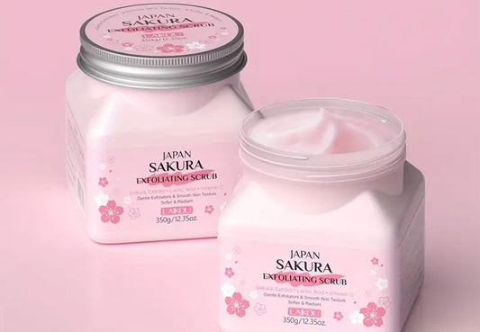 Sakura Gentle Exfoliating Body Scrub – Λάμψη με Ιαπωνική Πολυτέλεια