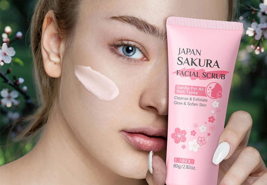 Sakura Facial Scrub | Cherry Scented Scrub