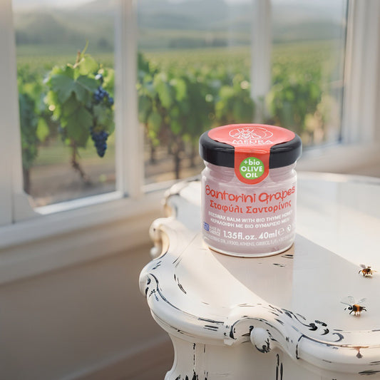 Melira Santorini Grapes Beeswax Balm with honey, olive oil and grape extract