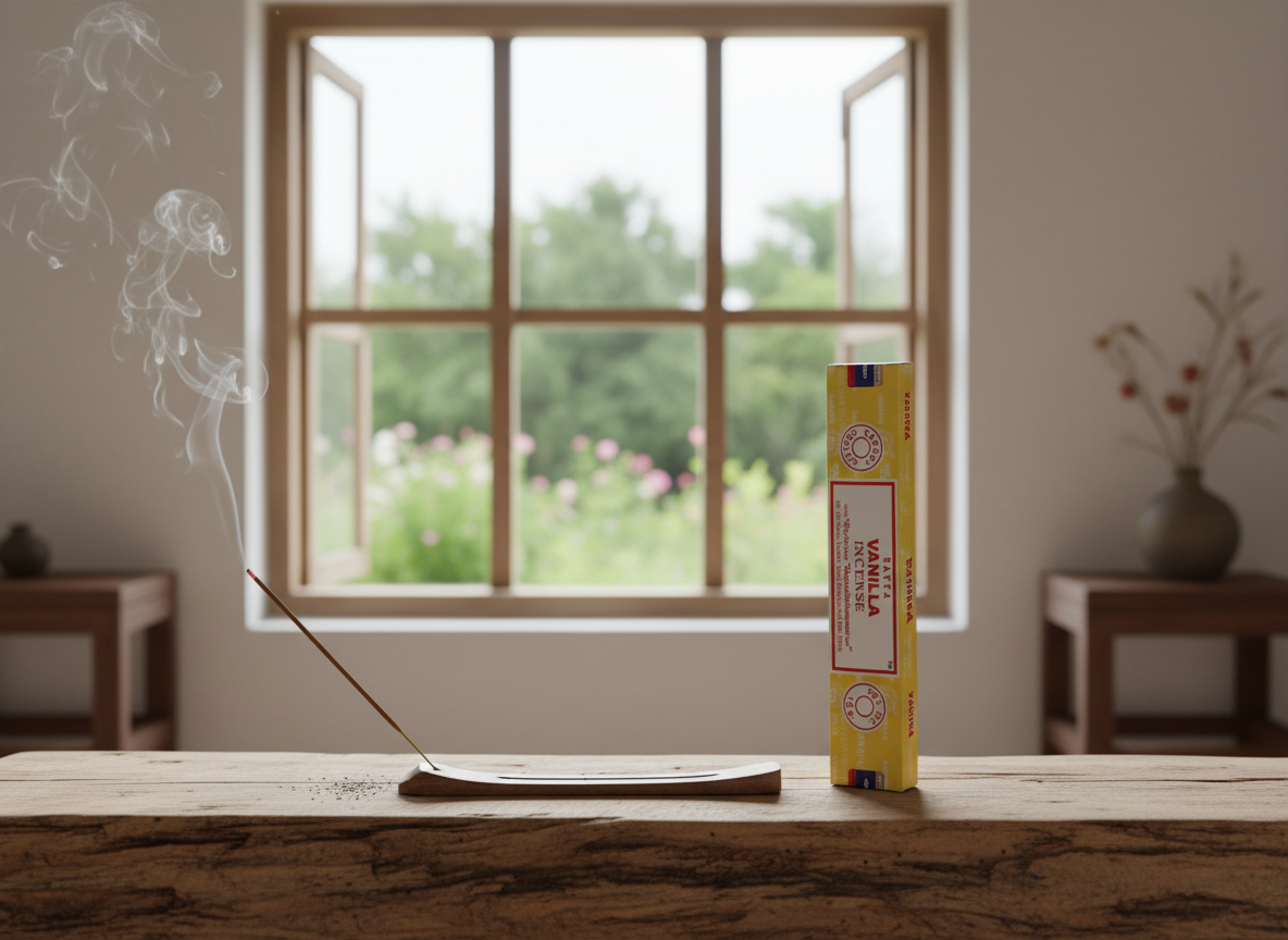 Satya Vanilla Incense Sticks - Sweet Indian Vanilla Incense