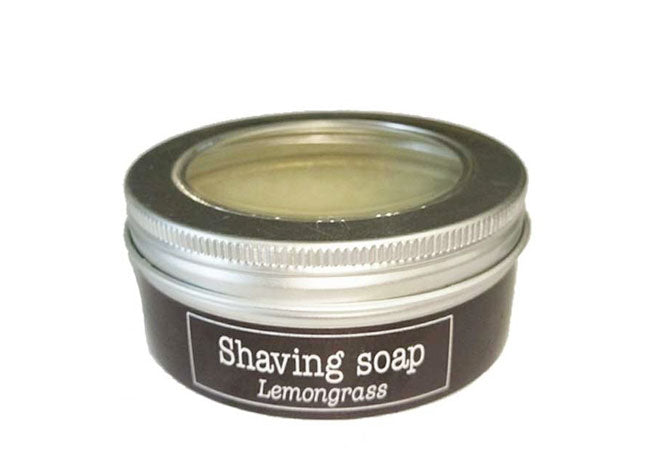Natural Lemongrass Shaving Soap – Handmade & Refreshing